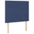 Vidaxl Box spring postelja z vzmetnico LED modra 100x200 cm blago