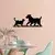 Wallity Zidna dekoracija Best Friends, 27x70cm, Crna