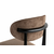 HANAH HOME Set 2 stolice Lionte Brown Black