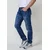KOROSHI Kavbojke moder denim