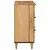 Kreveta 2 pcs Prirodna 60 x 33 x 75 cm Čvrsto drvo manga