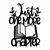 Wallity Zidna dekoracija Just One More Chapter, 40x55 cm, 1.5 mm, Crna