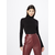 Trendyol Black Crop Premium Yarn / Special Yarn Basic Knitwear Sweater
