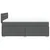 vidaXL vidaXL Box spring postelja z vzmetnico temno siva 160x200 cm blago, (21321399)