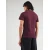 Superdry Majica Essential limeta/bordo