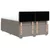 Vidaxl Box spring postelja z vzmetnico taupe 140x190 cm blago