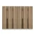 Hanah Home Ormar Noah-8280, 270x210x35 cm, Boje hrasta