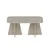 Hanah Home klub sto Mantar 18700, 90 cm, travertin