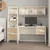Hanah Home radni sto sa policom Ruby Desk + Shelf + Bookcase Set, Moonstone / orah