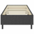 Boxspring postelja temno siva iz blaga 100x200 cm