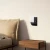 Opviq Zidna lampa E27 Socket, Crno-Bela