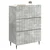 Ormar s ladicama Betonska siva 66 x 34,5 x 92 cm