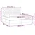 Vidaxl Box spring postelja z vzmetnico LED tem. zelena 200x200cm žamet