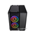 Crystal series 280X RGB ohišje, kajensko steklo, Mini Tower, brez napajalnika, Micro ATX, črna