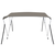 Tenda bimini s 3 luka siva 183x160x137 cm