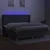 Vidaxl Box spring postelja z vzmetnico LED temno siva 200x200 cm blago