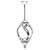 Lessentiel Maison Spoljna lampa BFE-68182-BSY, 85 cm, Viseća, IP65, ABS, E27, 60W, Crna