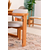Hanah home Set trpezarijski sto i 4 trpezarijske stolice Cheri 4S Hrast-Krem