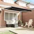 Nadstrešnica Crna 350 x 250 cm Poliester i metal