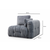 ATELIER DEL SOFA Amaris 2 Seater With Pouffe Grey ugaona sofa