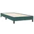 Box Spring krevet bez madracem tamnozeleni 80x220 cm baršun