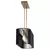Quintiesse QN-LINARA-ISLE-BK - Luster na štapu LINARA 5xE27/60W/230V crna/zlatna