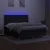 Vidaxl Box spring postelja z vzmetnico LED črna 180x200 cm blago