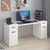 Hanah Home radni sto Alen 180cm 2 Drawer 2 Cabinet, 180 cm, beli