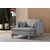 Atelier del Sofa Fotelja Flexy, 105 x 75 x 150 cm, Siva