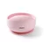 BabyOno Silikonska zdjelica s vakuumom 350 ml 6 m+, roza