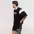 GymBeam Premium Heavyweight Varsity T-Shirt Black