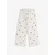 Bershka Kavbojke ecru/temno rjava