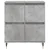 Komoda siva boja betona 60x35x70 cm od konstruiranog drva