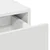 Vidaxl Toaletna mizica s predalom Bela 60 x 40 x 70 cm Konstruiran les