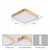 Brilagi - LED prigušiva svjetiljka WOODLINE SQUARE LED/48W/230V hrast 40x40 cm + daljinski upravljač