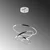 Opviq Luster SIMIT 13685, Srebrni