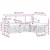 Set vanjskih sofa 4 pcs Bijela i svjetlosiva