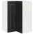 Zidni kutni ormar PORTO Crna 57 x 57 x 80 cm Konstruirano drvo