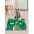 Paws & Whiskers Prostirka za posude Kungo, Zelena