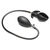 Master Series Ass Bound Anchor Inflatable Silicone Anal Plug Black