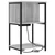 Noćni ormar Siva Sonoma 38 x 31 x 61 cm Konstruirano drvo