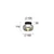 LED stropno svetlo NADIA LED/9W/230V, O 16 cm, zadimljeno/crno
