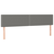 vidaXL Box spring postelja z vzmetnico temno siva 120x190 cm blago