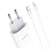 Kucni punjac Comicell Superior CO-DC55 Fast PD 20W 3A Type C na Lightning beli