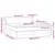 vidaXL Box spring postelja z vzmetnico temno siva 160x200 cm blago