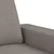 Vidaxl Dvosed taupe 120 cm blago