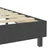 Vidaxl Posteljni okvir boxspring sivo blago 180x200 cm