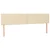 Vidaxl Box spring postelja z vzmetnico krem 180x200 cm blago