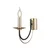 Opviq Zidna lampa Ferra-52-19, 10.5x7x3.5cm, 25cm, IP20, Zlatna boje