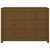 Vidaxl TV omarica medeno rjava 100x40x72 cm trdna borovina